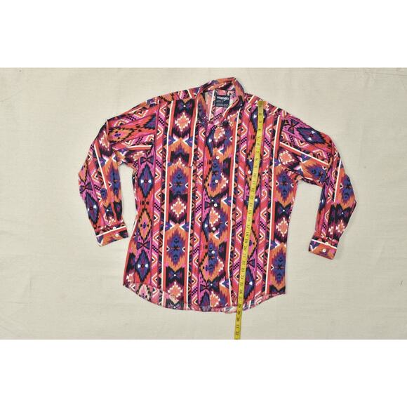 Wrangler Cowboy Cut X-Long Tails Western Button-Up Shirt Regular Size 16.5-34 - Picture 3 of 8